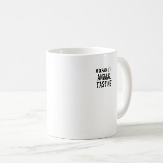 動物の味見に対して コーヒーマグカップ (正面右)