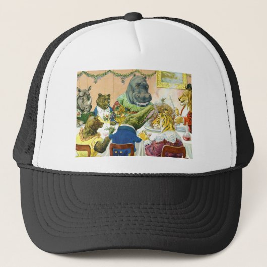 動物の国でのクリスマスバンケット キャップ (正面)