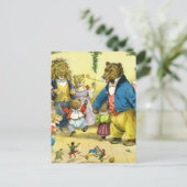 動物の国のクリスマス シーズンポストカード (スタンド正面)