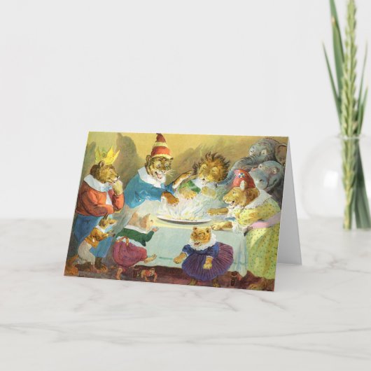 動物の国のクリスマス・パーティー シーズンカード (正面)