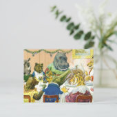 動物の土地のクリスマスの宴会 シーズンポストカード (スタンド正面)