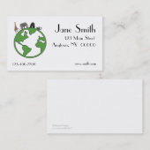 動物の地球の名刺 名刺 (正面/裏面)