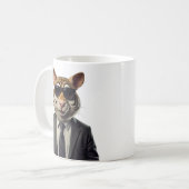 動物の姿を入れたマグカップ コーヒーマグカップ (正面左)