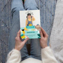 動物の子供の幼稚園の写真卒業のお知らせ