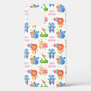 動物の子供の誕生日 iPhone 12ケース
