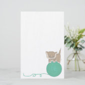 動物の子猫ペット好き文房具 便箋 (スタンド正面)