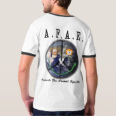 動物の平等のティー#2のための動物 Tシャツ (裏面フル)