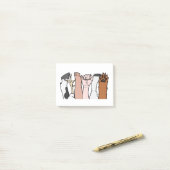 動物の平等の握りこぶし ポストイット (デスク上)