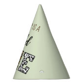 動物の形の書道ワイルドワン パーティーハット (右)