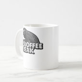 動物の怠惰の恋人のためのSlofeeの壊れ目の怠惰のコーヒー コーヒーマグカップ (正面左)