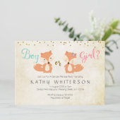 動物の性は招待状のキツネを明らかにします 招待状 (スタンド正面)