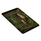 動物の恋人の野生動物サポーター野生のアートマグネット マグネット (右側)