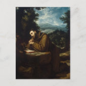 動物の恋人アッシジの聖フランシス ポストカード (正面)