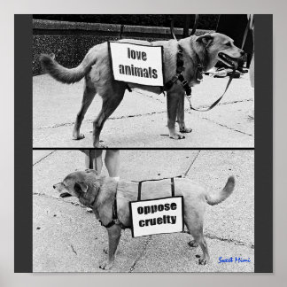 動物の愛 ポスター