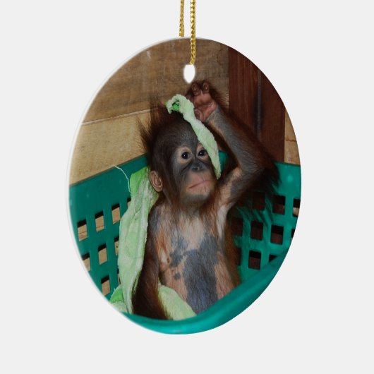 動物の慈善の寄付 セラミックオーナメント (右)