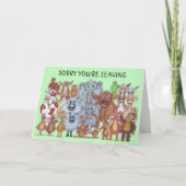 動物の戯離れ画 カード (正面)