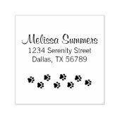 動物の手のプリントアドレス – Cat Dog Pet セルフインキングスタンプ (デザイン)