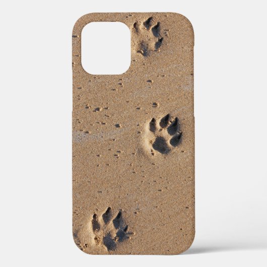 動物の手のプリント砂Case-Mate iPhoneケース Case-Mate iPhoneケース (裏面)