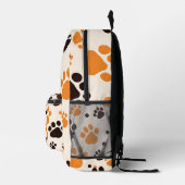 動物の手のプリント プリントバックパック (右)