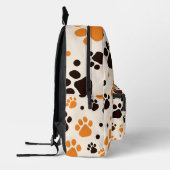 動物の手のプリント プリントバックパック (左)