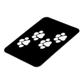 動物の手のプリント マグネット (左側)