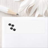 動物の手のプリント ラベル (インサイチュ)