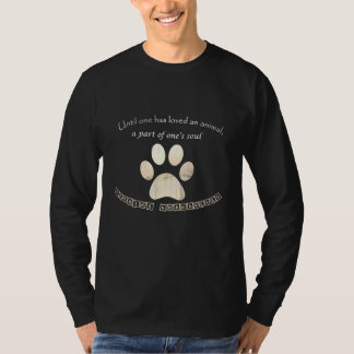 動物の手の印刷ラブペットPを愛するまで Tシャツ