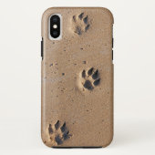 動物の手は砂の中に印刷 Case-Mate iPhoneケース (裏面)