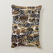 動物の抽象デザインを変身させる動物 アクセントクッション (裏面(縦))