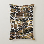 動物の抽象デザインを変身させる動物 アクセントクッション (正面(垂直))