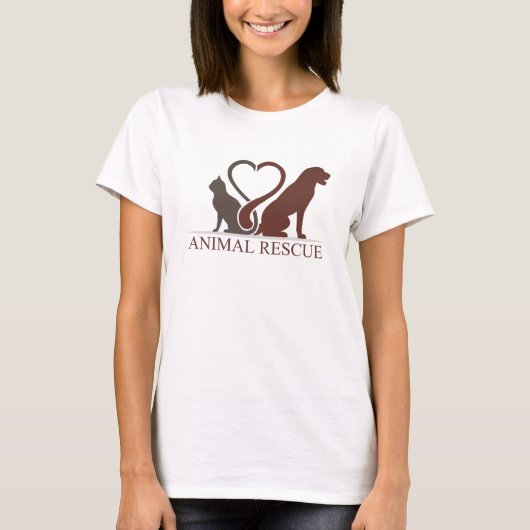 動物の救出 Tシャツ (正面)
