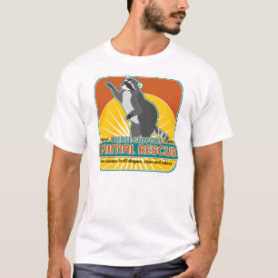 動物の救助のアライグマ Tシャツ