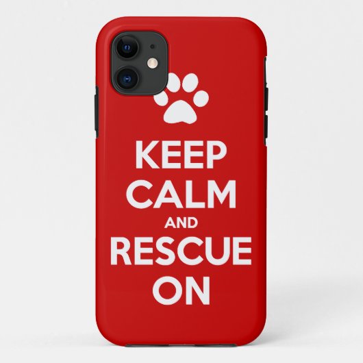 動物の救助の平静そして救助を保って下さい Case-Mate iPhoneケース (裏面)