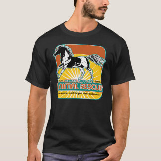 動物の救助の馬 Tシャツ