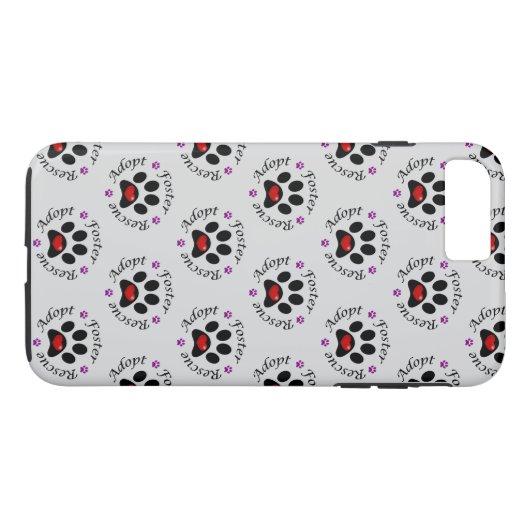 動物の救助のiPhone 7のプラスの堅い場合 Case-Mate iPhoneケース (裏面(横))