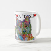 動物の救助を採用Mugを買い物しない コーヒーマグカップ (正面右)