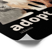 動物の救助犬救の買い物をしない ポスター (角)