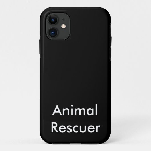 動物の救助者 Case-Mate iPhoneケース (裏面)
