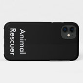動物の救助者 Case-Mate iPhoneケース (裏面(横))