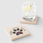 動物の救助 ストーンコースター (横)