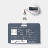 動物の救助 バッジ (裏面（伸縮クリップ）)