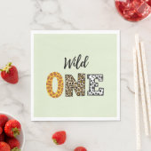 動物の書道グリーンワイルドワン スタンダードランチョンナプキン (インサイチュ)