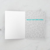 動物の本能 – ハッピーバースデー カード (内部)