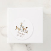 動物の森のベイビーシャワー感謝祭 フェイバータグ (インサイチュ)