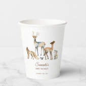 動物の森の赤ちゃんシャワー 紙コップ (正面)