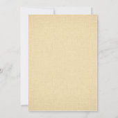 動物の森林誕生日のパーティの招待状 招待状 (裏面)