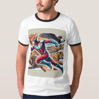 動物の模倣スーパーヒーローTシャツ – 捕虜を解放 Tシャツ
