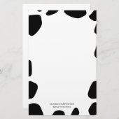 動物の模様 |ひな形紙 便箋 (正面/裏面)