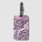 動物の模様 ラゲッジタグ (正面縦)
