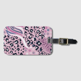 動物の模様 ラゲッジタグ